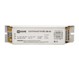 ЭПРА для люминесцентных ламп IN HOME ETL-236-А2 2х36Вт, Т8/G13 4690612032870 