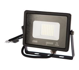 Прожектор Gauss LED Qplus 20W 1800lm IP65 6500К черный 613511320 