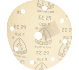 Круг шлифовальный на липучке для обработки красок, лаков и шпаклевок (150 мм; Р320; 8 отверстий) KLINGSPOR 147096 