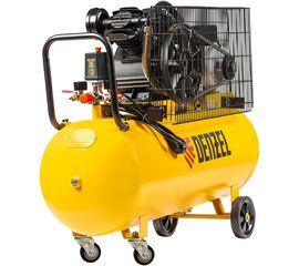 Воздушный компрессор с ременным приводом DENZEL BCV2200/100 2.2 кВт, 100 литров, 370 л/мин 58110 