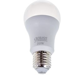 Лампа Gauss LED Elementary A60 20W E27 1750lm 6500K 1/10/50 23239 