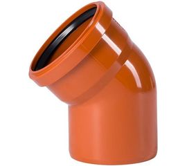 Отвод для наружной канализации Flextron 110мм 45 градусов SVK-KN3011045 