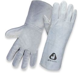 Перчатки сварщика с крагой Jeta Safety Light 10/XL, из спилковой кожи, цвет серый JWK101-XL 