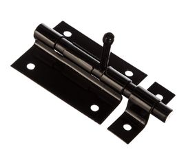 Задвижка GAH ALBERTS черный лак диаметр 10/100мм, 137281 