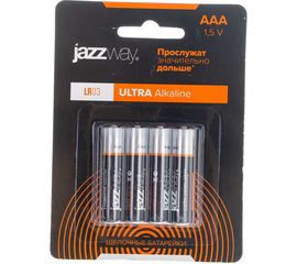 Алкалиновая батарейка JazzWay LR03 Ultra PLUS BL-4 5010802 
