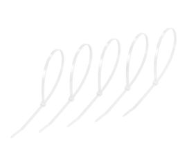 Хомут REXANT nylon 400x4.8 мм 25 шт белый 07-0400-25 