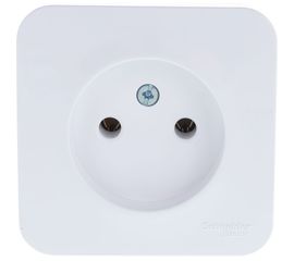 Розетка Schneider Electric BLANCA без заземления, без шторок, белый BLNRA000111 