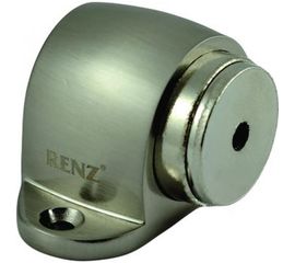 Дверной напольный магнитный ограничитель РЕНЦ никель матовый INDSM 32 SN 