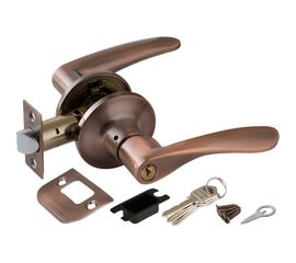 Ручка защелка PUNTO 6020 AC-E кл./фик. медь 34633 