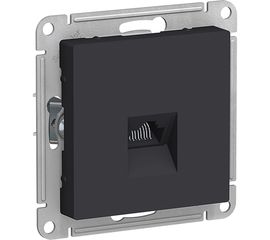 Розетка Schneider Electric ATLASDESIGN, компьютерная, RJ45, механизм, карбон, ATN001083 