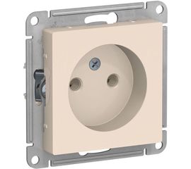 Розетка Schneider Electric AtlasDesign Бежевый без заземления, 16А ATN000241 