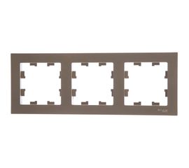 Рамка Schneider Electric 3-м ATLAS DESIGN универсальная, шампань ATN000503 1240308 