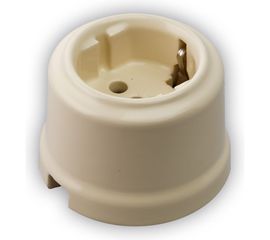 Розетка Retrika, ретро с заземляющим контактом слоновая кость RS-80005 