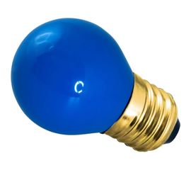 Лампа накаливания шар для украшения NEON-NIGHT диаметр, цоколь e27, 10 Вт синяя 401-113 