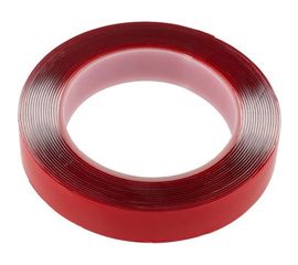 Двухсторонняя клейкая лента REXANT прозрачная, на акриловой основе, 20 мм, ролик 5 м 09-6520 