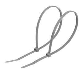 Кабельная нейлоновая хомут-стяжка REXANT 300x4,8 мм, серая, упаковка 100 шт. 07-1303-3 