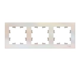 Рамка Schneider Electric 3-м ATLAS DESIGN универсальная жемчуг ATN000403 1240265 