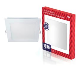 Светодиодная встраиваемая панель REV, SuperSlim Quadro 18W, 4000К 28982 1 