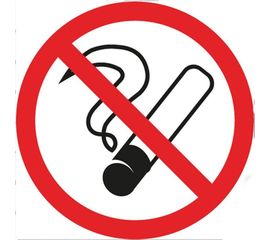 Табличка REXANT ПВХ-информационный знак, Курить запрещено, 200х200мм 56-0035-2 