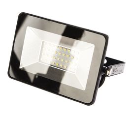 Светодиодный прожектор SAFFIT SFL90-30 2835SMD, 30W 6400K AC220V/50Hz IP65, черный в компактном корпусе 55065 