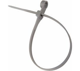 Нейлоновая хомут-стяжка под винт REXANT 100x3,6 мм, серая, упаковка 100 шт. 07-0104-3 