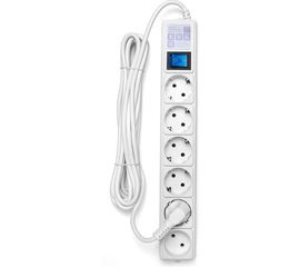 Фильтр-удлинитель Power Cube PC 5м 6р, бел. 16А/3,5кВт SPG(5+1)-16B-5М 