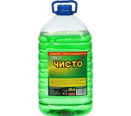 Стеклоомывающая жидкость Sintec Чисто Плюс -20 С 4л ПЭТ 806358 