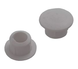 Декоративная заглушка Tech-Krep 8 мм светло-серая 35 шт - пакет 108865 