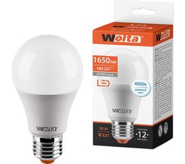 Лампа LED Wolta 4000K, 25S65BL20E27 