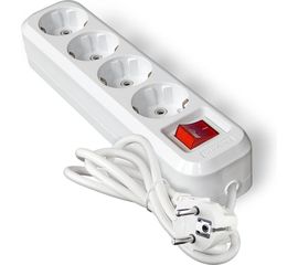 Удлинитель UNIVersal S-304 ПВС 3*1, 4 гнезда, с/з, выключатель, 2м 9634419 