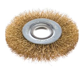 Щетка дисковая PROFESSIONAL (100х22 мм; витая стальная латунированная проволока; 0.3 мм) для УШМ STAYER 35122-100 