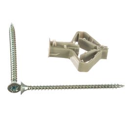 Дюбель бабочка для гипсокартона Tech-Krep 10х50 с саморезом 4х60 4 шт- пакет 126703 