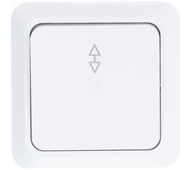 Выключатель UNIVersal Олимп 1 клавиша, проходной, белый О0025 
