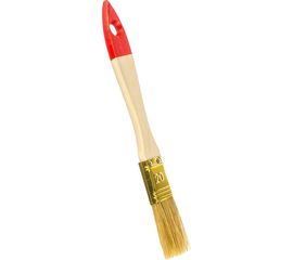 Плоская кисть, светлая щетина, деревянная ручка, 20мм Зубр УНИВЕРСАЛ-ОПТИМА 01099-020_z01 