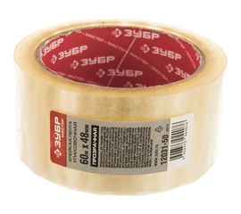 Лента клеящая упаковочная (48 мм; 60 м) Зубр 12031-50 
