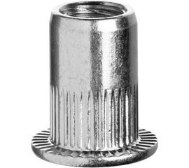 Резьбовые заклепки с насечками ЗУБР Профессионал М5, 20 шт, стальные, стандартный бортик 31318-05 