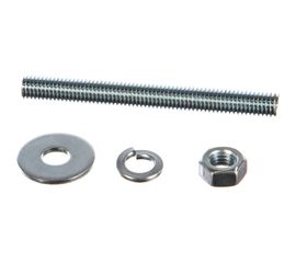 Шпилька DIN976 М8x80 ЕВРОПАРТНЕР в комплекте гайки DIN934 шайбы DIN 9021 и DIN127 Zn 2 шт. 12 0610 2 