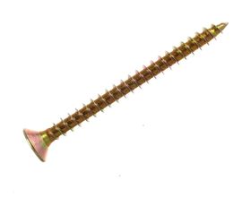 Шуруп Качественный КРЕПЕЖ желтый цинк 6.0x70, 40 шт. 0300525 КЧ 