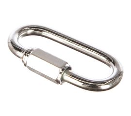 Карабин ЗУБР винтовой с муфтой, 5мм, 1 шт, оцинкованный, 304536-05 