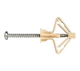 Анкер для листового материала с шурупом ЕВРОПАРТНЕР нейлон PLA диам.10мм 20шт. 1 0083 8 