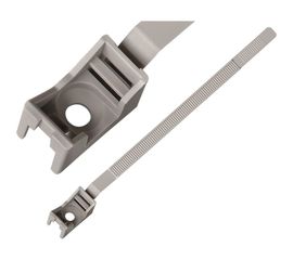 Ремешок-опора для труб и кабеля ЕВРОПАРТНЕР PRNT 16-32 серый, с шурупом и дюбелем, 30 шт. 3001 D 