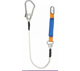 Строп из каната с амортизатором, большим монтажным и соединительным карабином ПРОГРЕСС СЕФЕТИ Строп аВ+Кс исп.3 