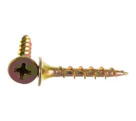 Саморезы с потайной головкой и крупным шагом МТК желтый цинк 1 кг, 3,5x25 113068 