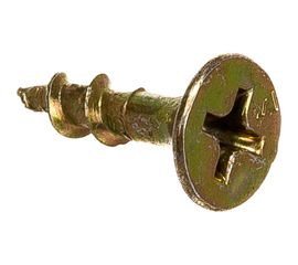 Саморезы с потайной головкой и крупным шагом Профикреп жёлтый цинк, 3,5х16 200 шт 2034906228 