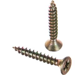 Универсальный саморез по дереву КрепСтройГрупп 4,5х30 желтый цинк, 300 шт. 145422 