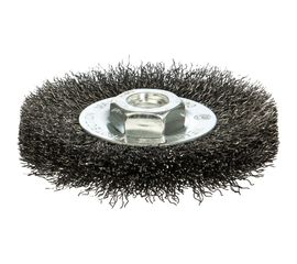 Щетка дисковая цилиндрическая с гофрированной стальной проволокой Мастер 072 (115 мм; М14) Профоснастка 20107002 