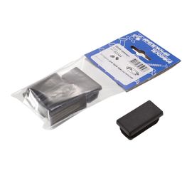 Прямоугольная заглушка для труб крепежная техника 20х40 мм 4 шт 60044 