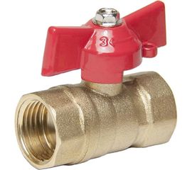 Шаровой кран для воды ОПТИМА 1 г/г бабочка SOFFB001:386 