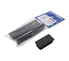 Прямоугольная заглушка для труб крепежная техника 25х50 мм 4 шт 60046 