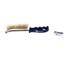 Кордщетка (ручная, стальная латунированная), 240 мм) КОБАЛЬТ 248-733 